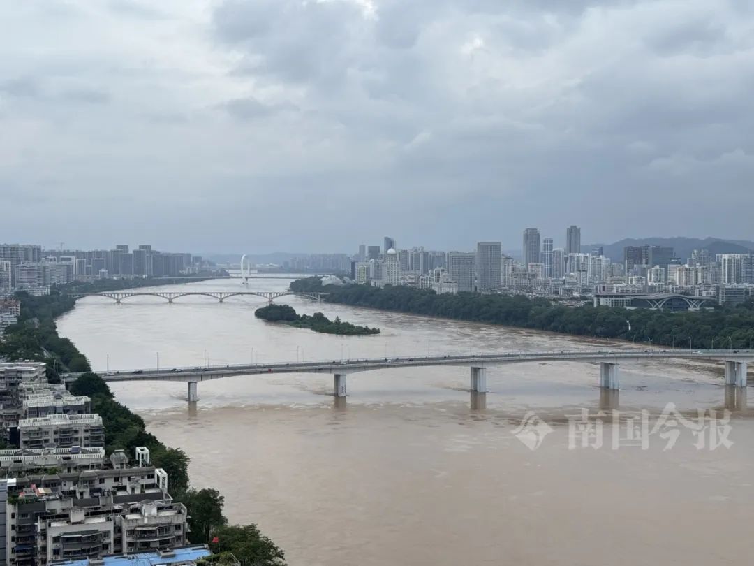 柳江水位或直逼83米！大雨、暴雨还在持续，柳州5条江河超警洪水