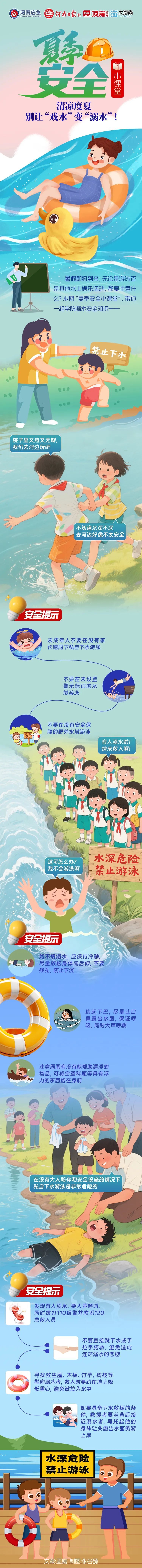 别让“戏水”变“溺水”！这些知识转给师生家长→