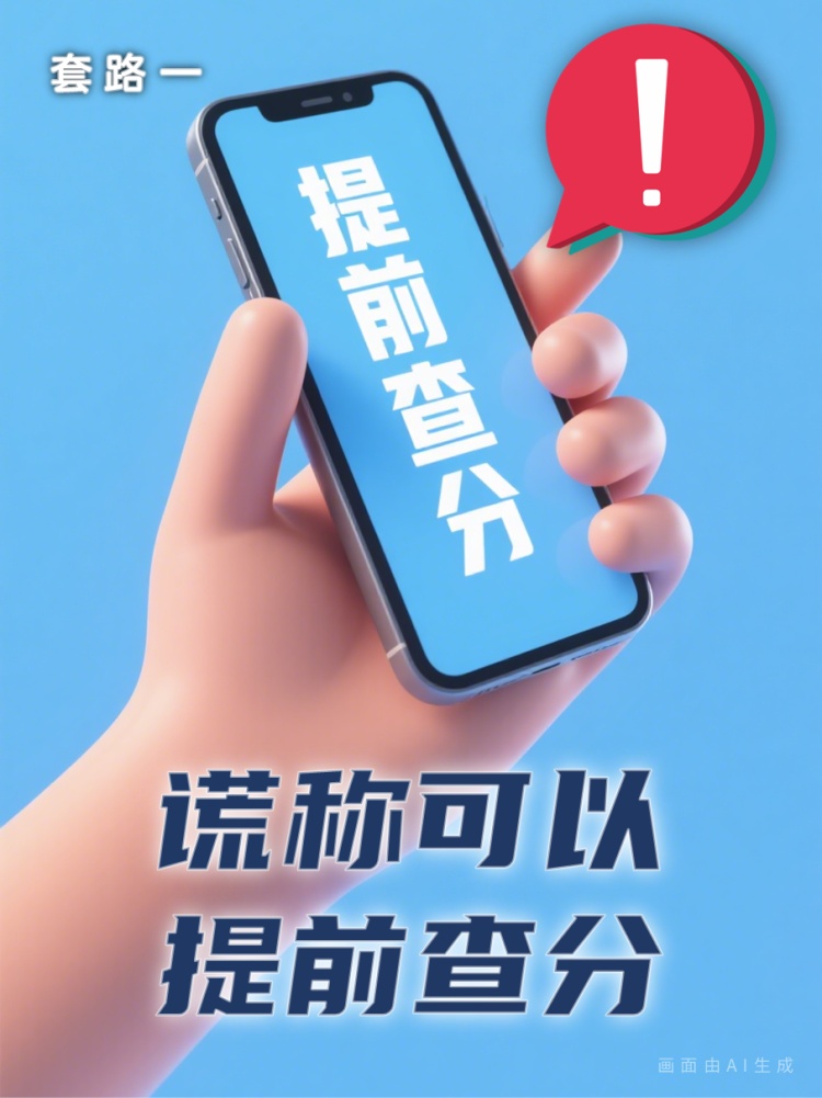 分数未出骗局至！收下这份高考生暑期防诈攻略