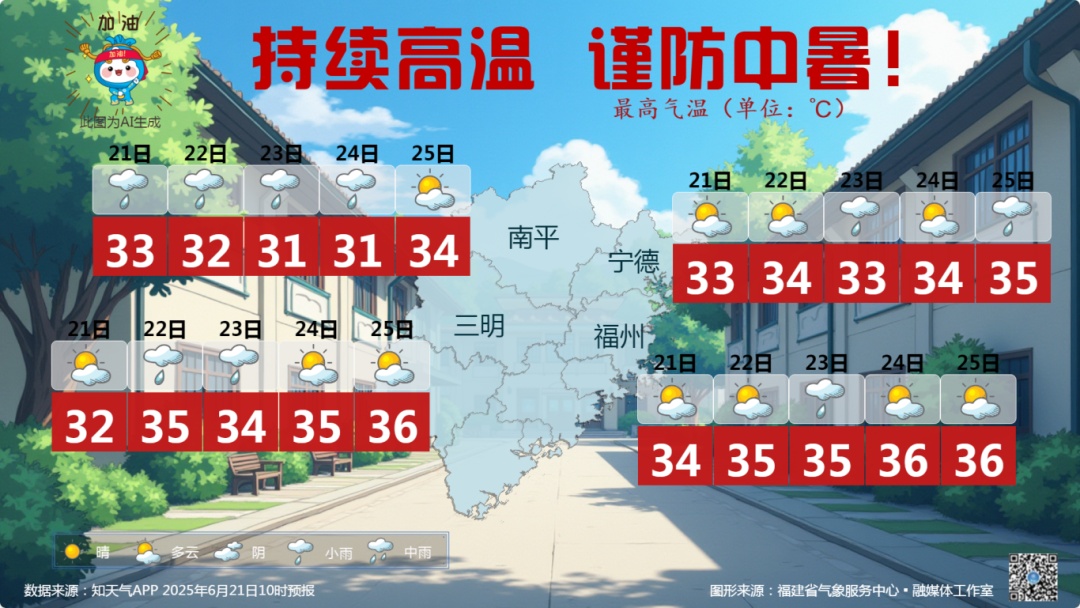 中雨大雨暴雨将抵福建！福州未来三天请注意→