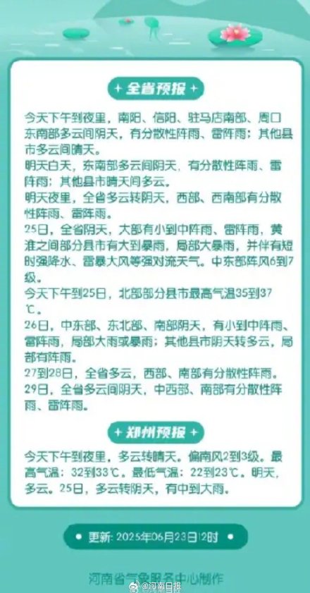 河南再迎暴雨、大暴雨