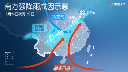 降雨不停歇!24日夜间起新一轮降雨将从四川盆地发展 降雨不停歇!24日夜间起新一轮降雨将从四川盆地发展