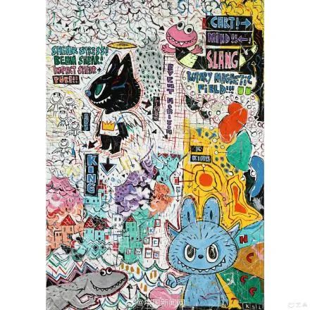 Labubu画作140万成交！创下画家龙家升本人历史纪录