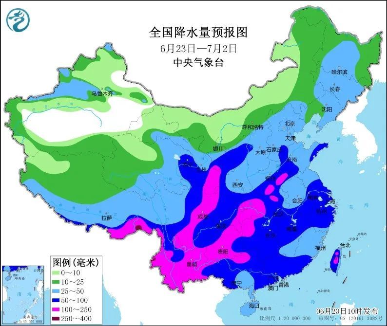 银川本周降水频繁，最高气温将跌至24℃！