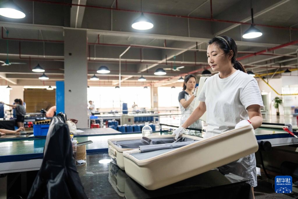 湖南蓝山:小镇崛起“箱包城” 湖南蓝山:小镇崛起“箱包城”