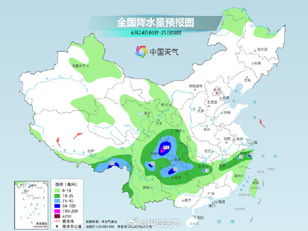 新一轮降雨过程开启 湖北湖南等地暴雨区与前期重叠 新一轮降雨过程开启 湖北湖南等地暴雨区与前期重叠