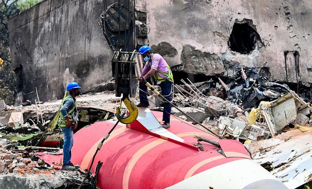 印度空难已确认259名遇难者身份