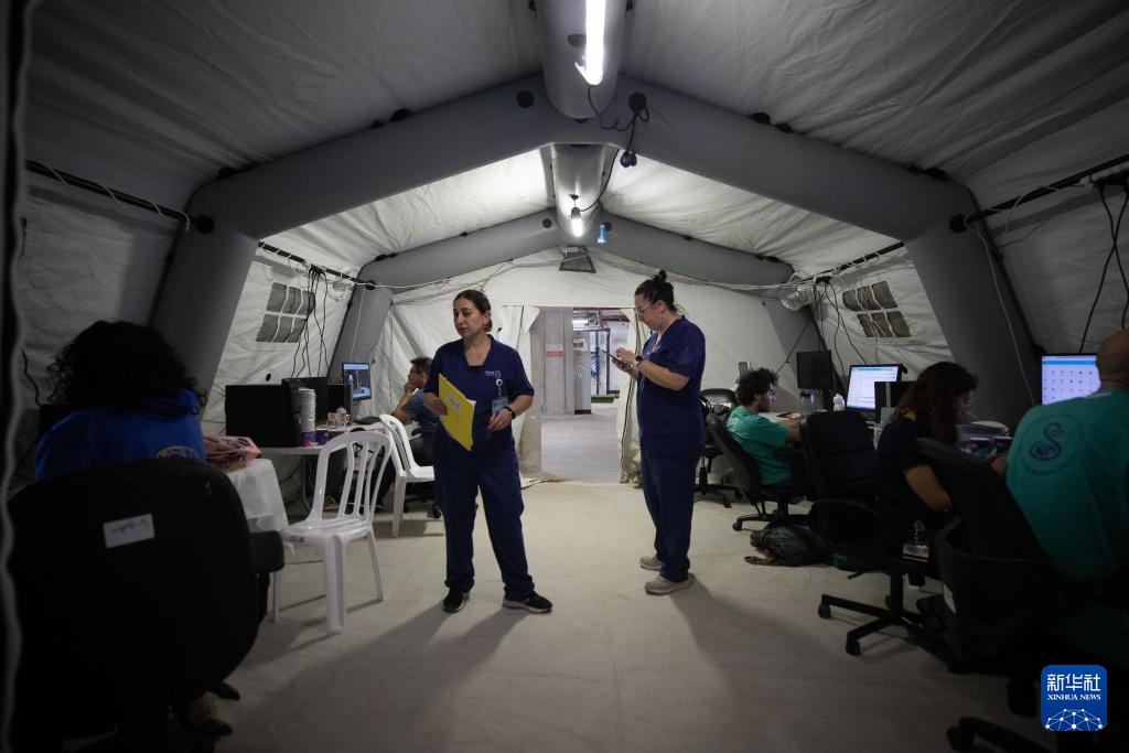 以色列开设地下战时医院 以色列开设地下战时医院