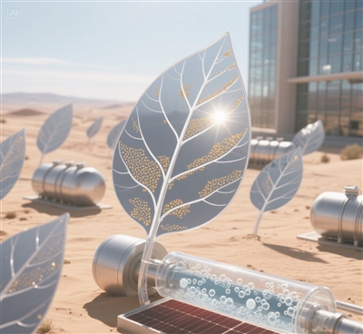 太阳能制氢效率超百分之五 “人工树叶”研制有了新思路 太阳能制氢效率超百分之五 “人工树叶”研制有了新思路