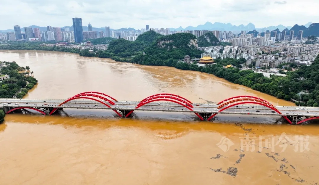 或将出现84米!强降雨持续!柳州市区河段水位再次超警 或将出现84米!强降雨持续!柳州市区河段水位再次超警