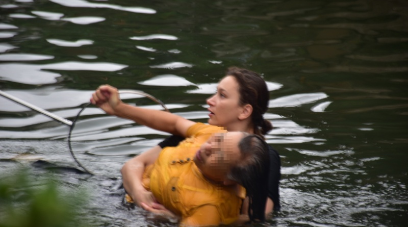旅游途中跳水救人，这位在湖州留学的俄罗斯女孩好样的！