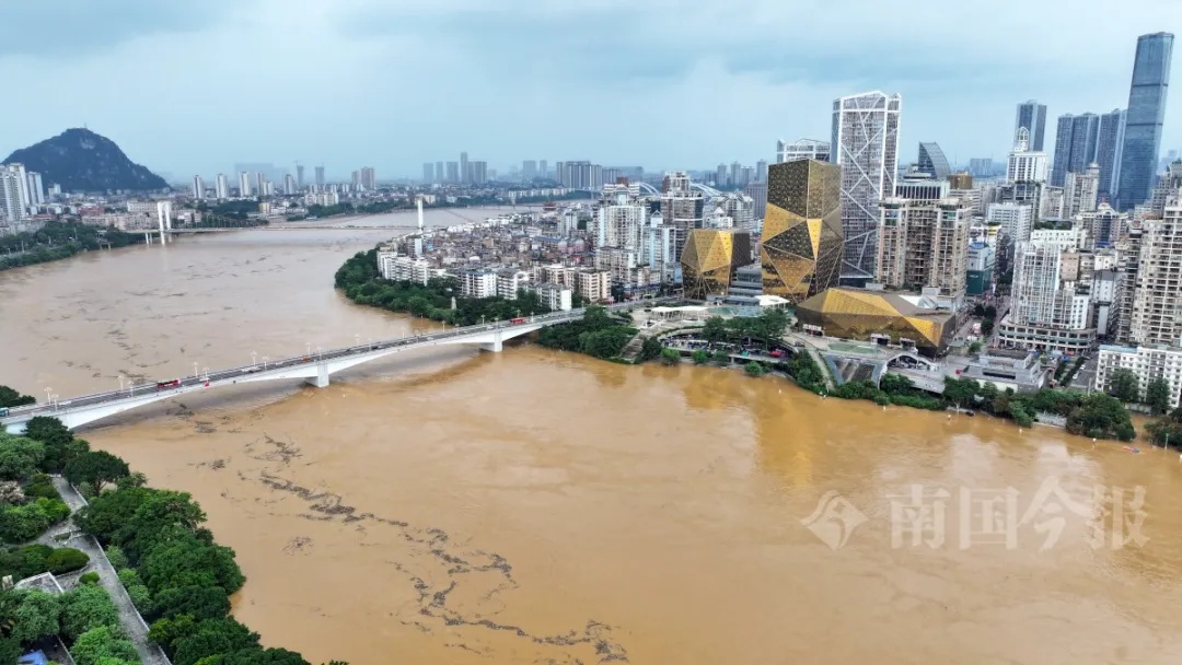 或将出现84米!强降雨持续!柳州市区河段水位再次超警 或将出现84米!强降雨持续!柳州市区河段水位再次超警