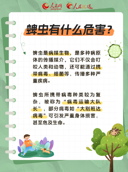 请查收!夏日防蜱虫指南 请查收!夏日防蜱虫指南
