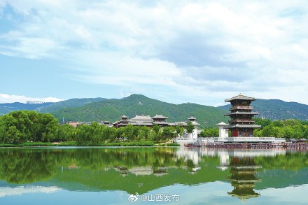 山水古建 相映成趣 山水古建 相映成趣