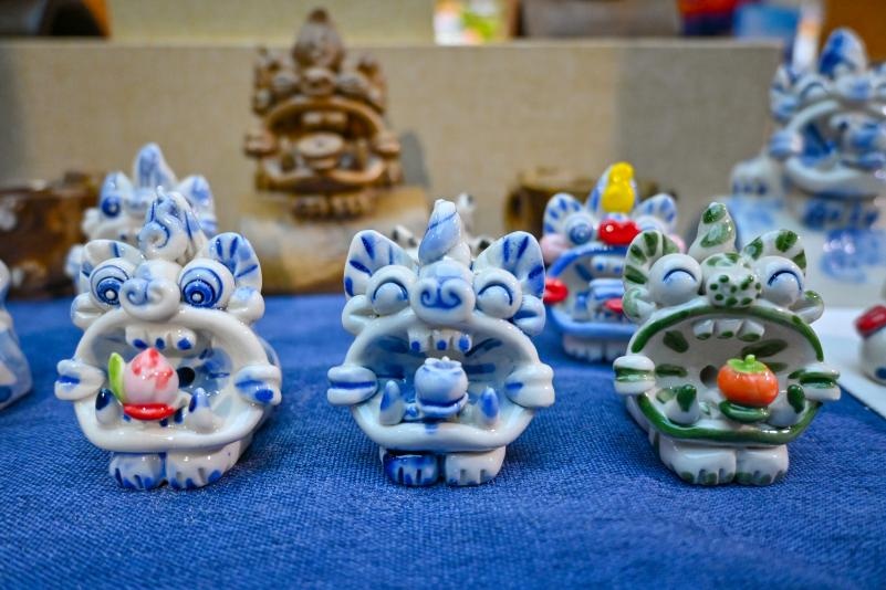 萌出圈啦！非遗瓦猫走进南博会