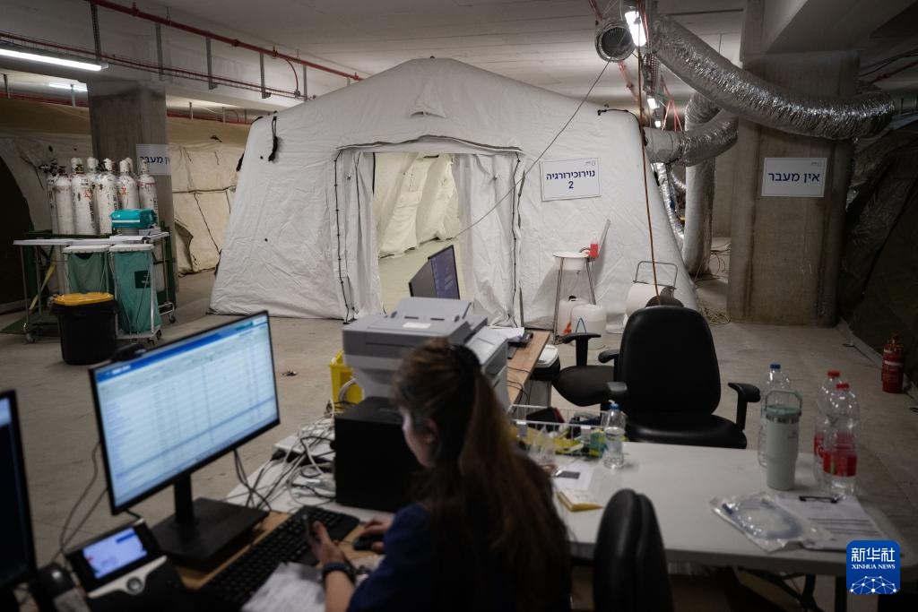 以色列开设地下战时医院 以色列开设地下战时医院