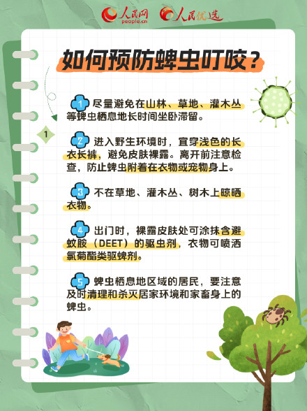 请查收!夏日防蜱虫指南 请查收!夏日防蜱虫指南