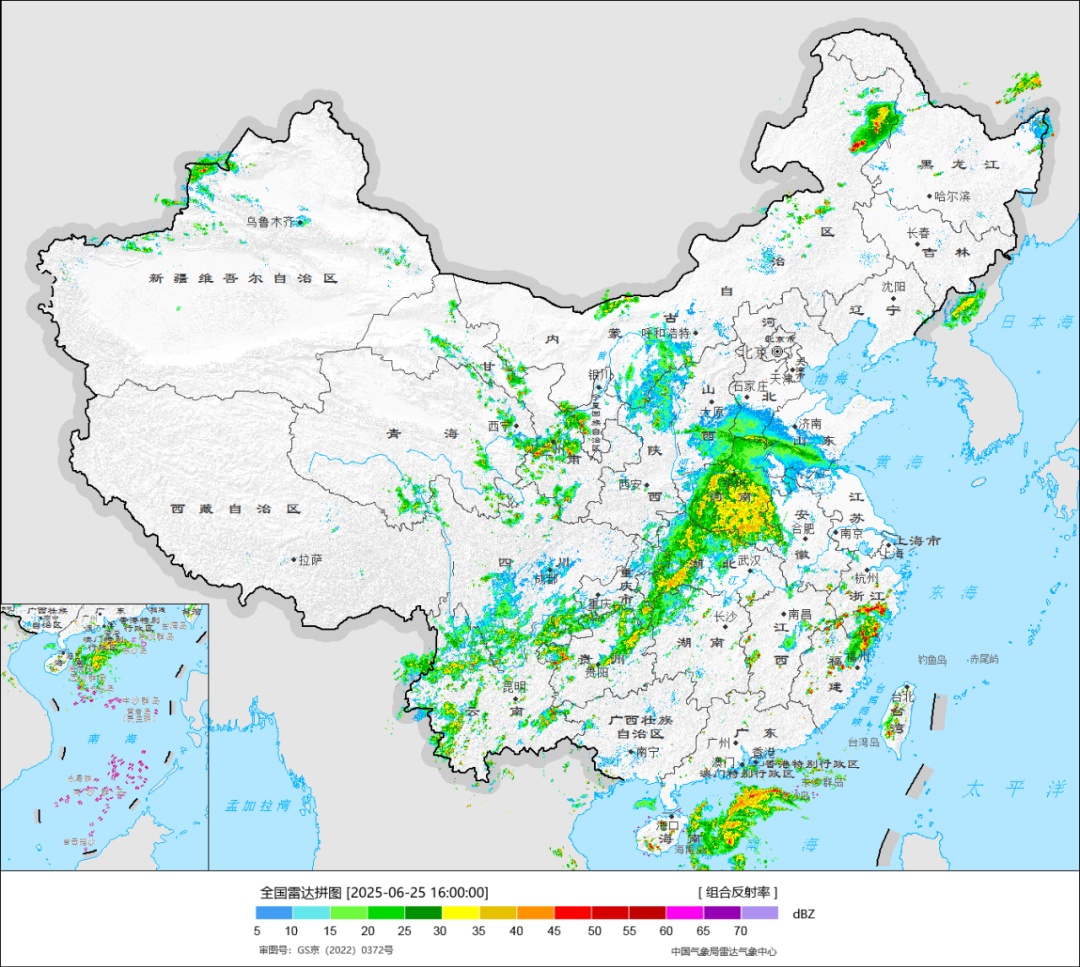 南方新一轮强降雨过程鼎盛时段到来