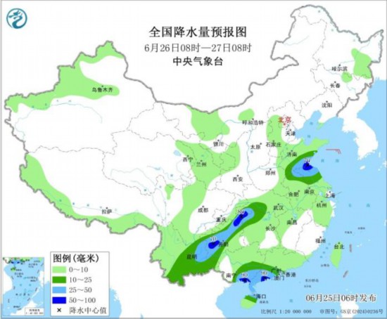 西南地区东部至黄淮等地将有强降水 京津冀鲁等地仍有高温天气 西南地区东部至黄淮等地将有强降水 京津冀鲁等地仍有高温天气