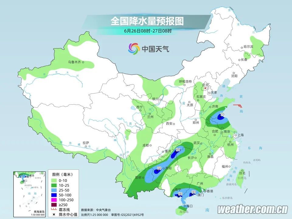高温之后，局地有暴雨+雷雨阵风！青岛的雨要下到……