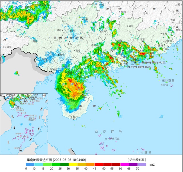 台风“甩雨上岸”，徐闻发布暴雨红色预警
