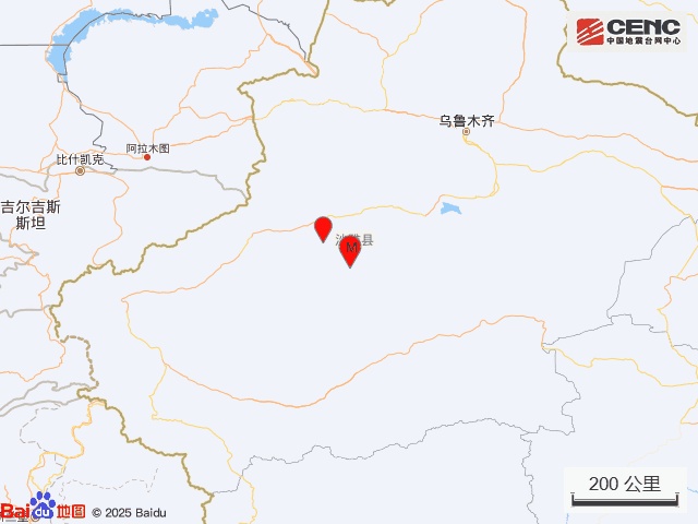 新疆阿克苏地区沙雅县发生3.8级地震,震源深度24千米 新疆阿克苏地区沙雅县发生3.8级地震,震源深度24千米