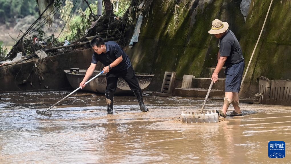 新华全媒+丨广西三江:积极开展灾后恢复工作 新华全媒+丨广西三江:积极开展灾后恢复工作