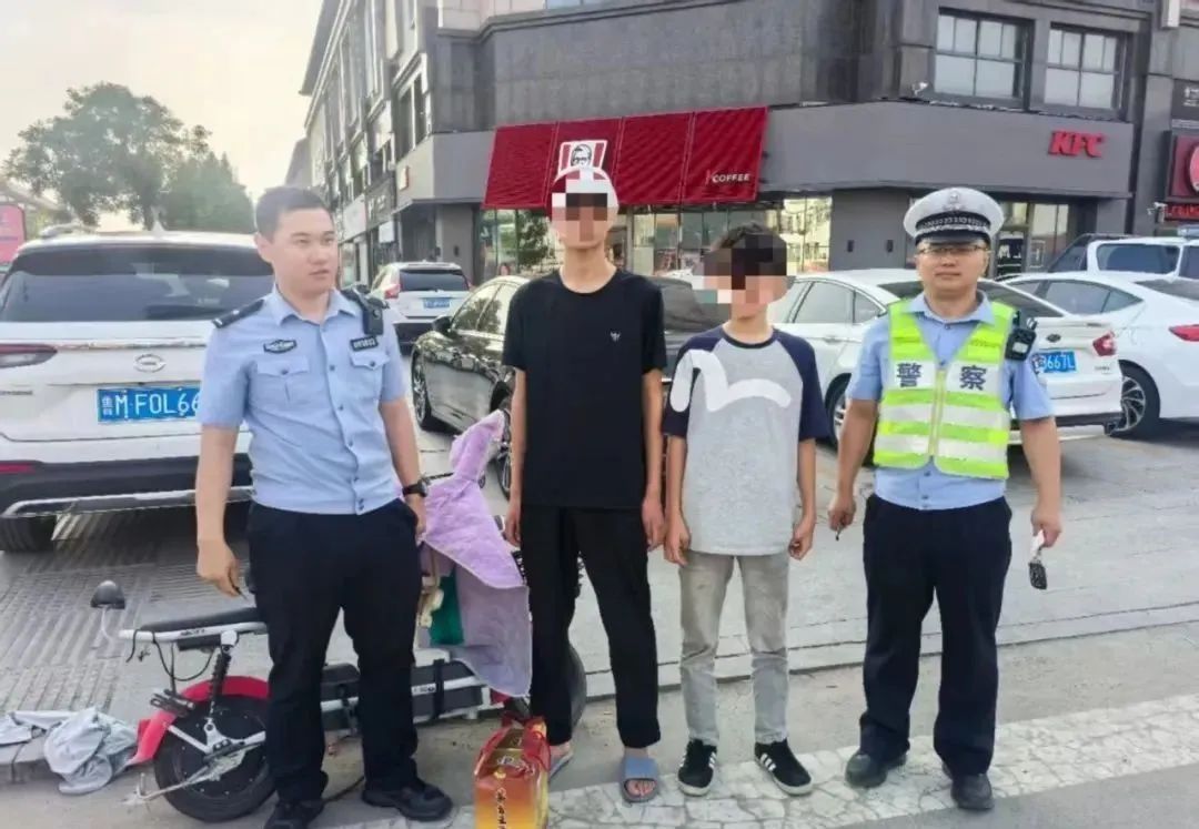 “0”元购得手后，碰到了查头盔的交警……