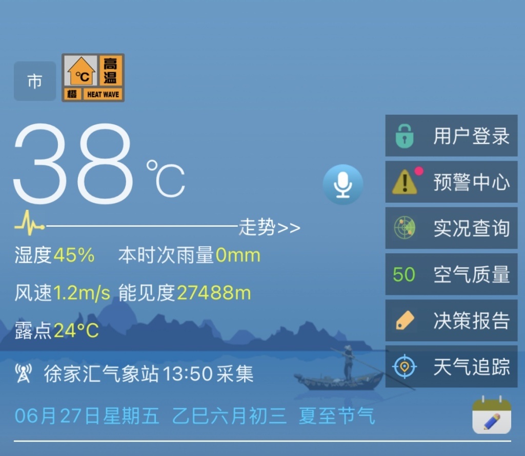 今日已38℃!上海将于29日出梅,下周或现39-40℃酷热 今日已38℃!上海将于29日出梅,下周或现39-40℃酷热
