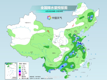 周末强降雨区域缩减 黄淮西南等仍需警惕地质灾害