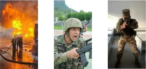 橄榄绿→火焰蓝→松枝绿 他4年穿过3种制服 橄榄绿→火焰蓝→松枝绿 他4年穿过3种制服