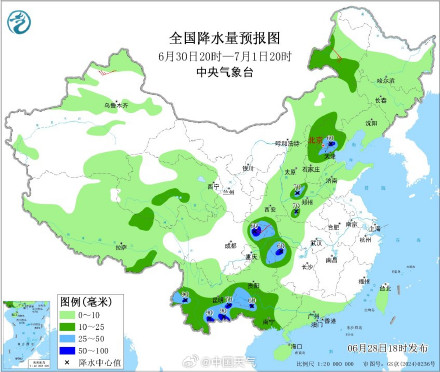 7月初降雨高温形势有大转变