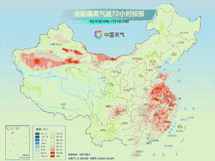 7月初降雨高温形势有大转变