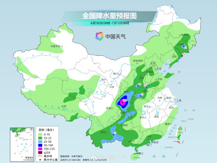 周末强降雨区域缩减 黄淮西南等仍需警惕地质灾害