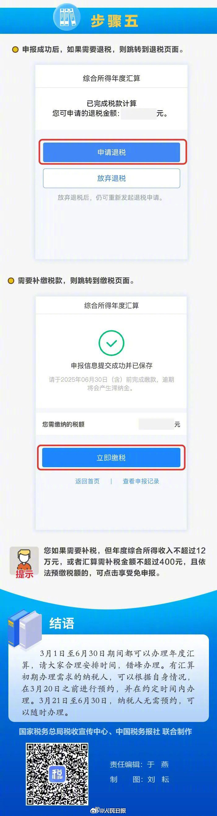 转发提醒！2024年度个税汇算将截止，5步手把手教你办