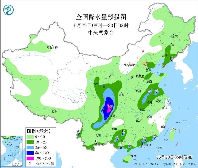 暴雨蓝色预警！华北黄淮东北地区等地多降雨，西南地区东部强降雨再起