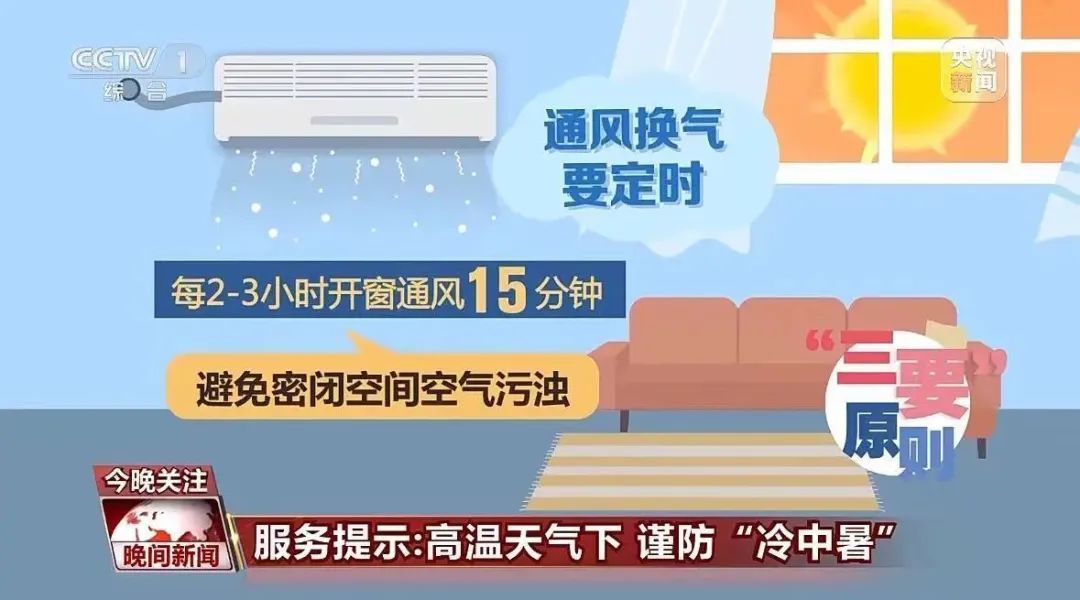 警惕“冷中暑”!这样吹空调=给心脏极限加压 警惕“冷中暑”!这样吹空调=给心脏极限加压