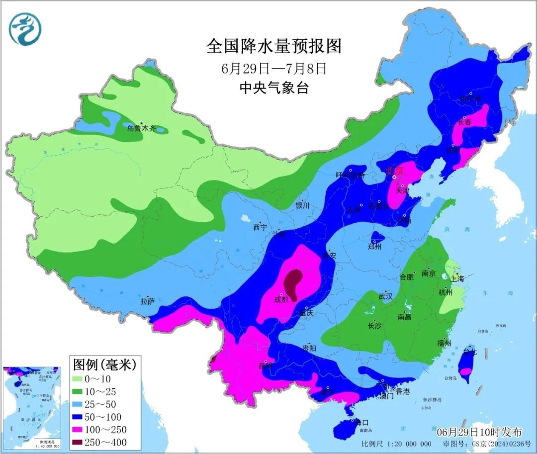 下周这些地方要提前感受三伏天 北方雨季或提前到来 下周这些地方要提前感受三伏天 北方雨季或提前到来