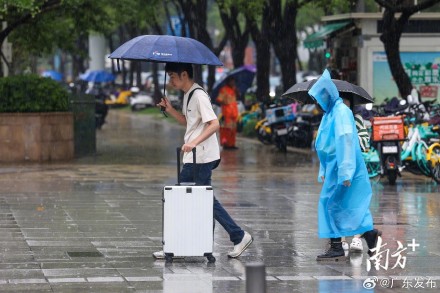 广东未来两天雷雨频繁