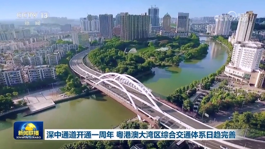 深中通道开通一周年 粤港澳大湾区综合交通体系日趋完善 深中通道开通一周年 粤港澳大湾区综合交通体系日趋完善