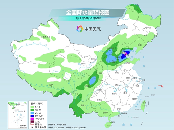 四川盆地及华北东北等地降雨频繁 中东部大范围高温闷热天气发展 四川盆地及华北东北等地降雨频繁 中东部大范围高温闷热天气发展