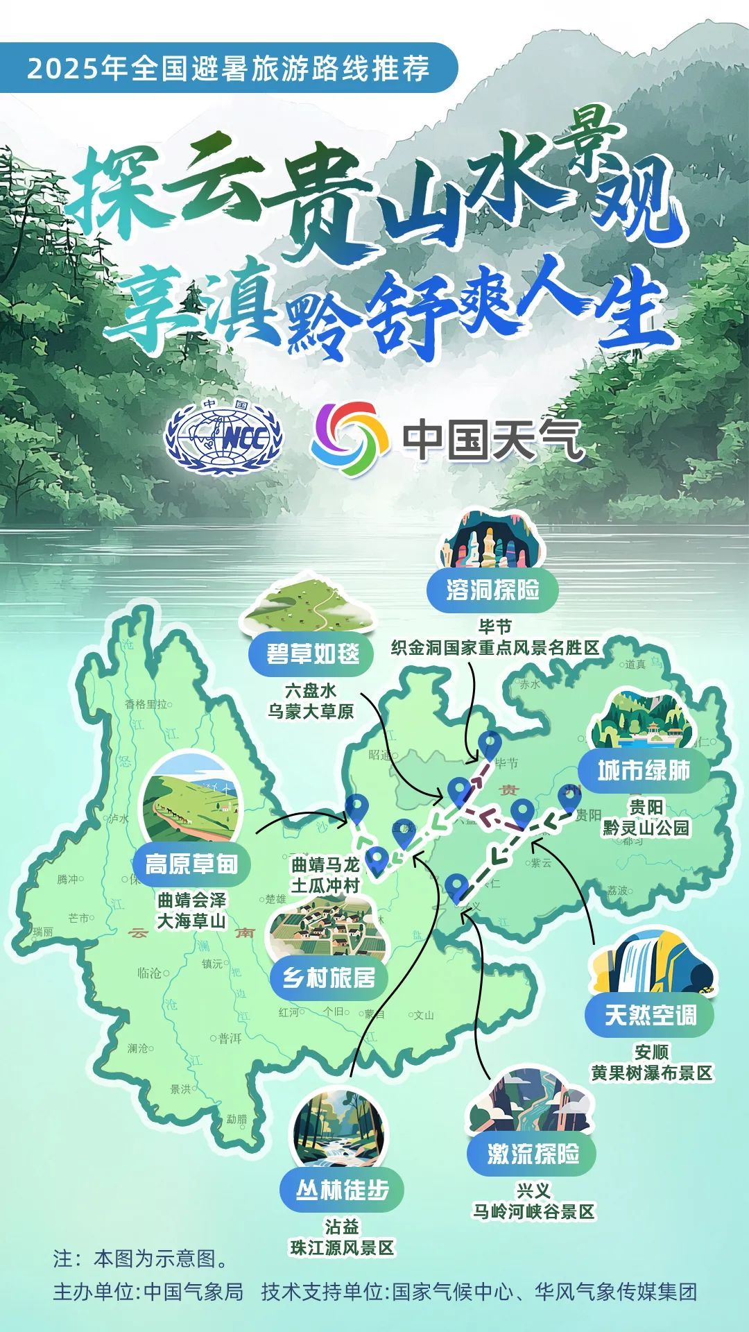 暑假去哪儿玩？16条全国暑期避暑旅游路线来了