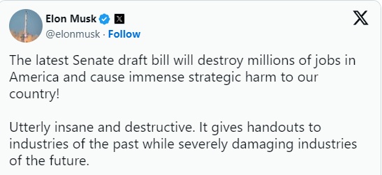 特朗普谈马斯克：有点沮丧 行为“不当”