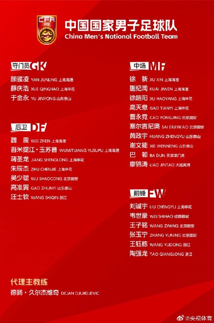 东亚杯新国足年轻化 东亚杯新国足年轻化