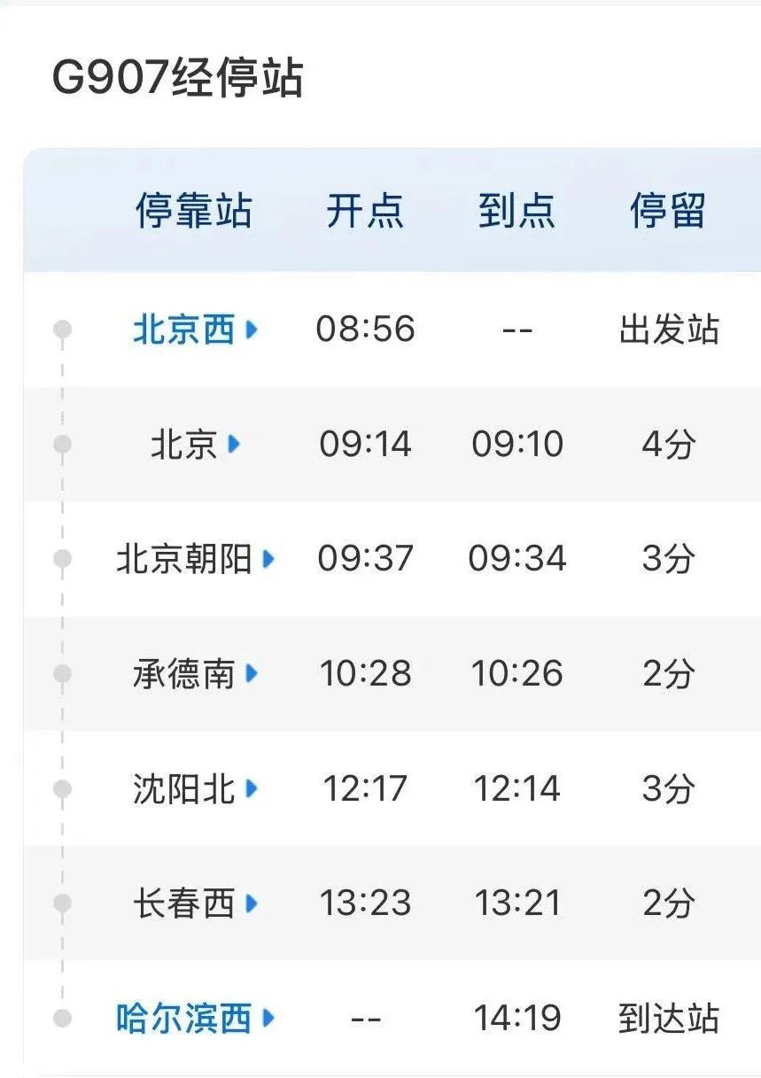北京到沈阳，最快2小时29分！乘高铁去东北过夏天（附时刻表）