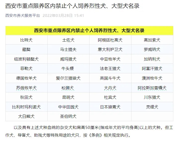 中华田园犬禁养登上热搜！网友不理解，西安多部门回应