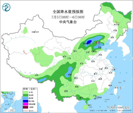 副高北跳北方切换暴雨模式 2日至3日京津冀辽吉等地将有较强降雨过程