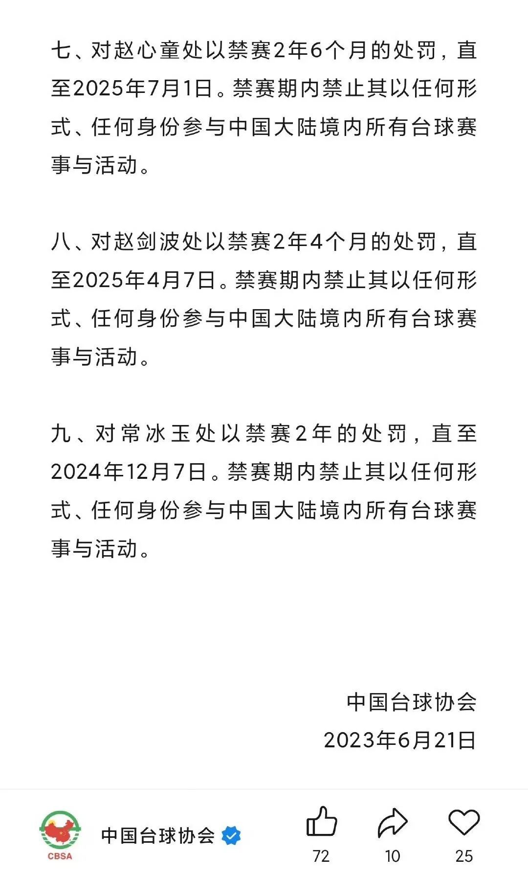 赵心童国内禁赛今日解除!此前因卷入“赌球案”被禁赛2年6个月 赵心童国内禁赛今日解除!此前因卷入“赌球案”被禁赛2年6个月