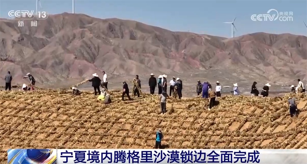 防沙治沙新技术、新模式书写“绿色答卷” 宁夏境内腾格里沙漠锁边全面完成