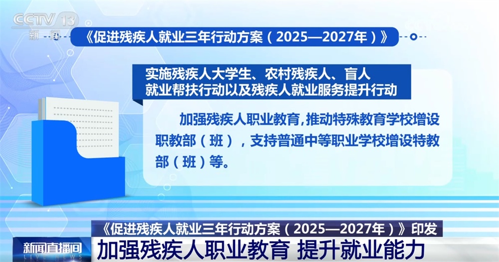 “春天的事业”托起稳稳的幸福 这一方案进一步加强残疾人就业帮扶 “春天的事业”托起稳稳的幸福 这一方案进一步加强残疾人就业帮扶